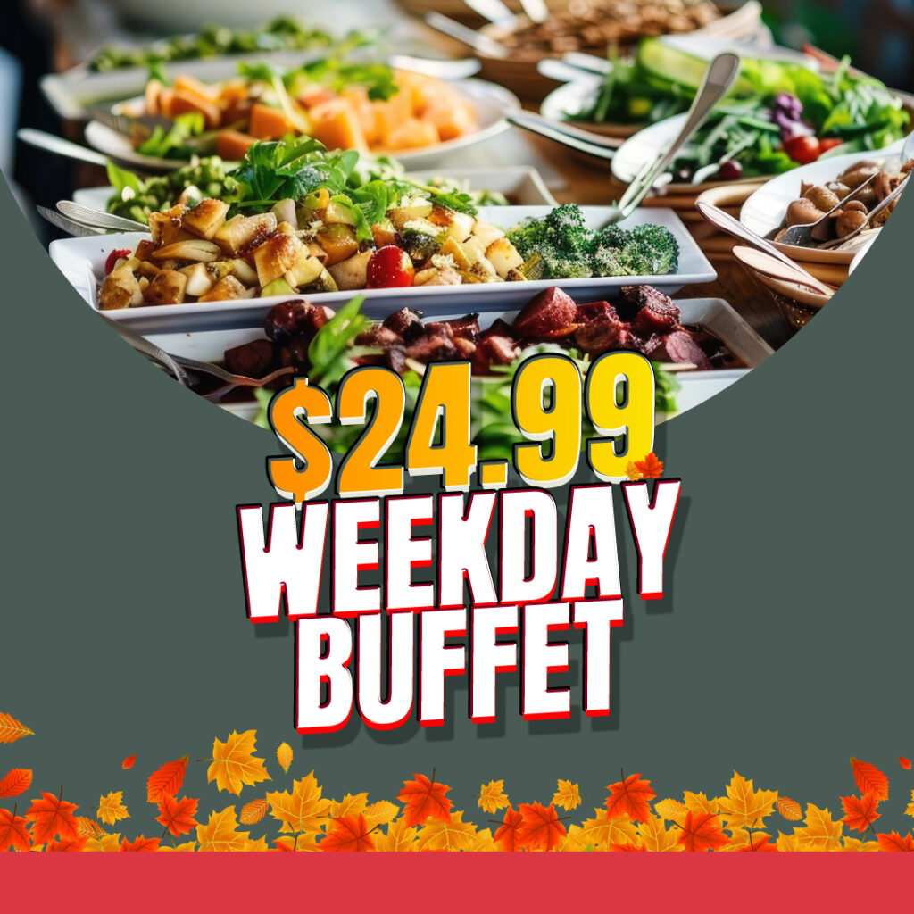 $24.99 Weekday Buffet in The Chairman's Room - River Rock Casino Resort
